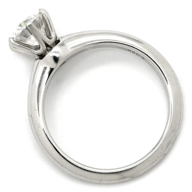 ティファニー Tiffany & Co ソリティア ダイヤリング プラチナシルバー Pt950 ダイヤモンド リング 指輪 T＆Co. 一粒 1P プラチナ 立爪 0.90ct 10号