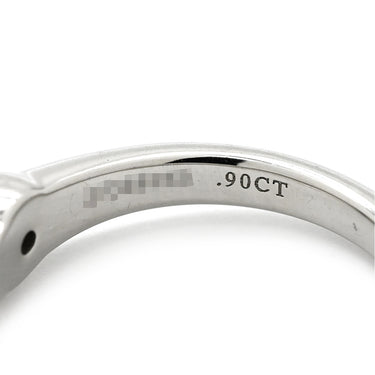 ティファニー Tiffany & Co ソリティア ダイヤリング プラチナシルバー Pt950 ダイヤモンド リング 指輪 T＆Co. 一粒 1P プラチナ 立爪 0.90ct 10号