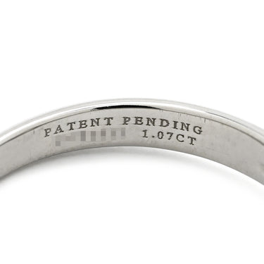 ティファニー Tiffany & Co ルシダ ダイヤモンドリング 5970744 プラチナシルバー Pt950 ダイヤモンド リング 指輪 1石 1粒 スクエア 15号