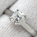 ティファニー Tiffany & Co ルシダ ダイヤモンドリング 5970744 プラチナシルバー Pt950 ダイヤモンド リング 指輪 1石 1粒 スクエア 15号