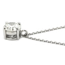 ノンブランド NON BRAND ダイヤモンド 1.013ct ペンダント プラチナシルバー Pt900 ダイヤモンド PT850(チェーン) ネックレス 1石 1粒 ラウンドブリリアントカット プラチナ900