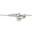 ノンブランド NON BRAND ダイヤモンド 1.013ct ペンダント プラチナシルバー Pt900 ダイヤモンド PT850(チェーン) ネックレス 1石 1粒 ラウンドブリリアントカット プラチナ900
