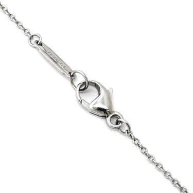 ティファニー Tiffany & Co ティアドロップ プラチナシルバー Pt950 ダイヤモンド ネックレス T&Co. Pt950 1P 1石 ダイヤ ペアシェイプ 雫 しずく型 ソリテール
