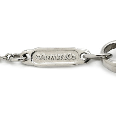 ティファニー Tiffany & Co ティアドロップ プラチナシルバー Pt950 ダイヤモンド ネックレス T&Co. Pt950 1P 1石 ダイヤ ペアシェイプ 雫 しずく型 ソリテール