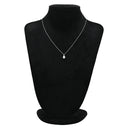 ティファニー Tiffany & Co ティアドロップ プラチナシルバー Pt950 ダイヤモンド ネックレス T&Co. Pt950 1P 1石 ダイヤ ペアシェイプ 雫 しずく型 ソリテール