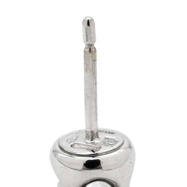 ブルガリ BVLGARI コロナ ダイヤ ホワイトゴールド K18WG ダイヤモンド ピアス 750 18K 18金 1粒 1石