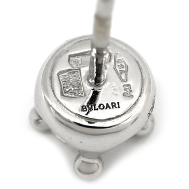 ブルガリ BVLGARI コロナ ダイヤ ホワイトゴールド K18WG ダイヤモンド ピアス 750 18K 18金 1粒 1石