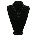 ノンブランド NON BRAND ダイヤペンダント 2.0ct プラチナシルバー Pt900 ダイヤモンド ネックレス 3連 ドロップ スウィング プラチナ 3石 3粒 ラウンドブリリアント