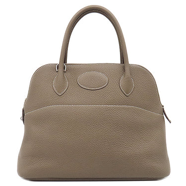エルメス HERMES ボリード31 エトゥープ トリヨンクレマンス 2WAYバッグ シルバー金具 グレージュ ショルダー