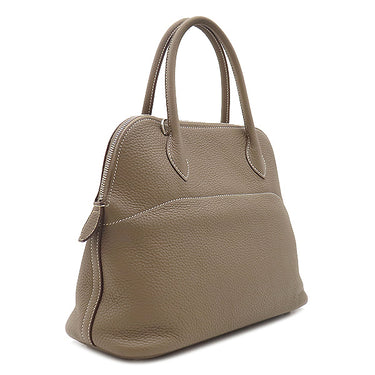 エルメス HERMES ボリード31 エトゥープ トリヨンクレマンス 2WAYバッグ シルバー金具 グレージュ ショルダー