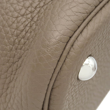 エルメス HERMES ボリード31 エトゥープ トリヨンクレマンス 2WAYバッグ シルバー金具 グレージュ ショルダー