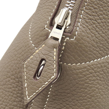 エルメス HERMES ボリード31 エトゥープ トリヨンクレマンス 2WAYバッグ シルバー金具 グレージュ ショルダー