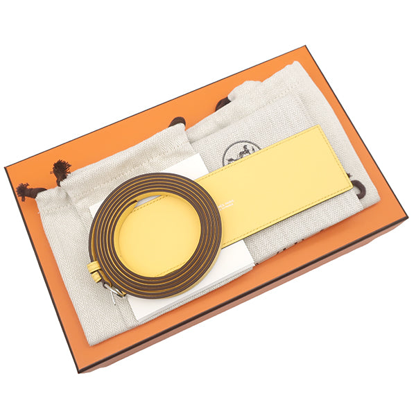エルメス HERMES ショルダーバッグ ケリーダンス 2  スイフト ジョーヌマンゴー シルバー金具 新品 未使用 黄色 5WAY K刻印(2025年製) 【箱】【中古】 エルメス HERMES ケリーダンス 2 ジョーヌマンゴー スイフト