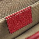 グッチ GUCCI インターロッキングG チェーンショルダー 510304 レッド レザー ショルダーバッグ ゴールド金具 赤 アウトレット品