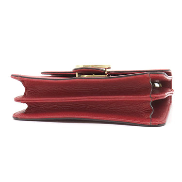 グッチ GUCCI インターロッキングG チェーンショルダー 510304 レッド レザー ショルダーバッグ ゴールド金具 赤 アウトレット品