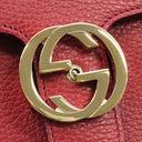 グッチ GUCCI インターロッキングG チェーンショルダー 510304 レッド レザー ショルダーバッグ ゴールド金具 赤 アウトレット品