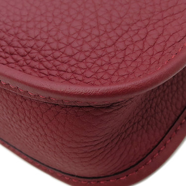 エルメス HERMES エヴリンTPM アマゾン ルージュアッシュ トリヨンクレマンス ショルダーバッグ シルバー金具 赤