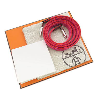 エルメス HERMES エヴリンTPM アマゾン ルージュアッシュ トリヨンクレマンス ショルダーバッグ シルバー金具 赤