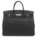 エルメス HERMES バーキン40 ブラック トゴ ハンドバッグ シルバー金具 黒