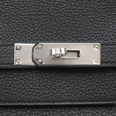 エルメス HERMES バーキン40 ブラック トゴ ハンドバッグ シルバー金具 黒
