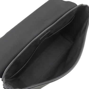 ルイヴィトン LOUIS VUITTON テイクオフ メッセンジャー M57080 ブラック グレインレザー ショルダーバッグ ブラック金具 黒 斜め掛け イニシャル入り