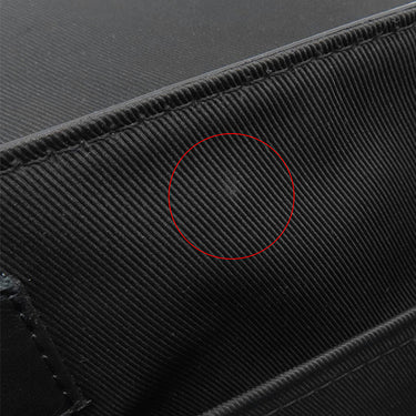 ルイヴィトン LOUIS VUITTON テイクオフ メッセンジャー M57080 ブラック グレインレザー ショルダーバッグ ブラック金具 黒 斜め掛け イニシャル入り