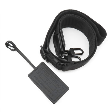 ルイヴィトン LOUIS VUITTON テイクオフ メッセンジャー M57080 ブラック グレインレザー ショルダーバッグ ブラック金具 黒 斜め掛け イニシャル入り
