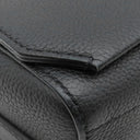 ルイヴィトン LOUIS VUITTON テイクオフ メッセンジャー M57080 ブラック グレインレザー ショルダーバッグ ブラック金具 黒 斜め掛け イニシャル入り