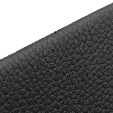 ルイヴィトン LOUIS VUITTON テイクオフ メッセンジャー M57080 ブラック グレインレザー ショルダーバッグ ブラック金具 黒 斜め掛け イニシャル入り