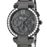 腕時計 ショパール CHOPARD インペリアーレ クロノグラフ 388549-3006 自動巻き メンズ 純正ダイヤ 黒DLC加工 ローマ デイトラウンド