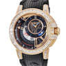 腕時計 ハリーウィンストン Harry Winston オーシャン デュアルタイム OCEATZ44RR011 自動巻き メンズ OH済 K18RG無垢 ダイヤ 黒 ラウンド