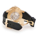 腕時計 ハリーウィンストン Harry Winston オーシャン デュアルタイム OCEATZ44RR011 自動巻き メンズ OH済 K18RG無垢 ダイヤ 黒 ラウンド