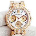 腕時計 ハリーウィンストン Harry Winston プルミエール クロノグラフ 200UCQ32R クオーツ レディース K18PG無垢 純正ダイヤ シェル