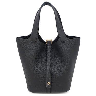 エルメス HERMES ピコタンロック PM ブラック トリヨンクレマンス ハンドバッグ ゴールド金具 新品 未使用 黒