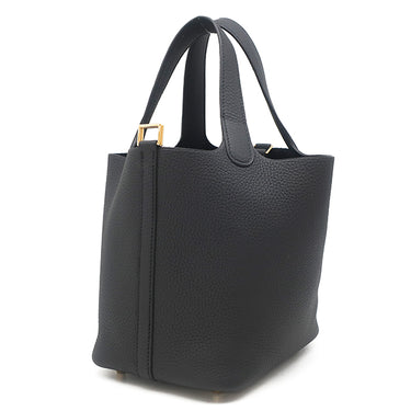 エルメス HERMES ピコタンロック PM ブラック トリヨンクレマンス ハンドバッグ ゴールド金具 新品 未使用 黒