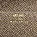 エルメス HERMES ベアンスフレ エトゥープ ヴォーエプソン 長財布 ゴールド金具 新品 未使用 グレージュ 二つ折り財布