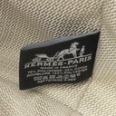 エルメス HERMES ブリッド ア ブラック GM ブラック×ブルーニュイ コットン ポリアミド ポーチ シルバー金具 黒 紺 バニティ