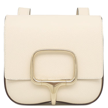 エルメス HERMES デッラ カヴァッレリア ミニ ナタ ヴォーエプソン ショルダーバッグ ゴールド金具 アイボリー