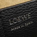 ロエベ LOEWE ペブル バケットバッグ ミニ AANBBBMX02 ブラック グレインカーフレザー 2WAYバッグ シルバー金具 黒 ハンドバッグ ショルダーバッグ
