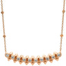 カルティエ Cartier クラッシュ ドゥ カルティエ SM ダイヤ N7424312 ピンクゴールド K18PG ダイヤモンド ネックレス 750 18K PG