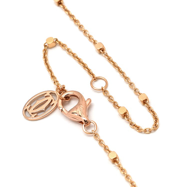 カルティエ Cartier クラッシュ ドゥ カルティエ SM ダイヤ N7424312 ピンクゴールド K18PG ダイヤモンド ネックレス 750 18K PG