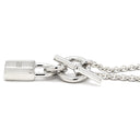エルメス HERMES アミュレット ケリー カデナ シルバー シルバー925 ネックレス 鍵モチーフ AG925 SV925