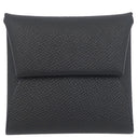 エルメス HERMES バスティア ブラック ヴォーエプソン コインケース シルバー金具 新品 未使用
