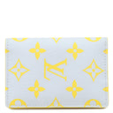 ルイヴィトン LOUIS VUITTON ポケット オーガナイザー M14769 グリクレール レザー モノグラムグロウキャンバス カードケース グレー 黄色 カード入れ 二つ折り