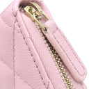 シャネル CHANEL クラシック ジップ コインパース AP0216 ピンク レザー キャビアスキン コインケース ゴールド金具 小銭入れ カードケース