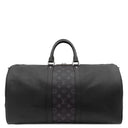 ルイヴィトン LOUIS VUITTON キーポルバンドリエール 50 M53763 ノワール タイガ モノグラムエクリプス ボストンバッグ シルバー金具 旅行カバン 黒