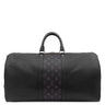 ルイヴィトン LOUIS VUITTON キーポルバンドリエール 50 M53763 ノワール タイガ モノグラムエクリプス ボストンバッグ シルバー金具 旅行カバン 黒