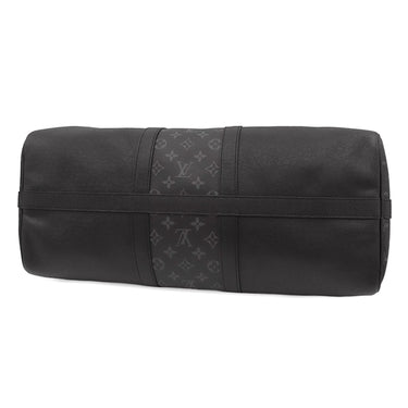 ルイヴィトン LOUIS VUITTON キーポルバンドリエール 50 M53763 ノワール タイガ モノグラムエクリプス ボストンバッグ シルバー金具 旅行カバン 黒
