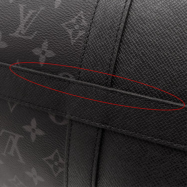 ルイヴィトン LOUIS VUITTON キーポルバンドリエール 50 M53763 ノワール タイガ モノグラムエクリプス ボストンバッグ シルバー金具 旅行カバン 黒
