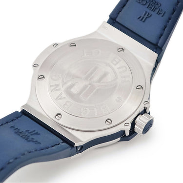 腕時計 ウブロ HUBLOT ビッグバン スチール ブルー ダイヤモンド 38mm 361.SX.7170.LR.1204 クオーツ レディース 純正ダイヤ